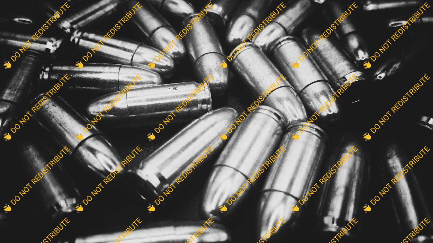 Bullets (B&W - Postcard)